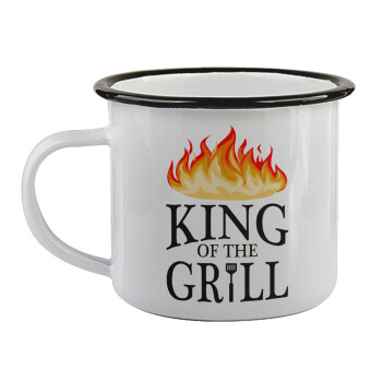 KING of the Grill GOT edition, Κούπα εμαγιέ με μαύρο χείλος 360ml