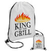 KING of the Grill GOT edition, Τσάντα πουγκί με μαύρα κορδόνια 45χ35cm (1 τεμάχιο)