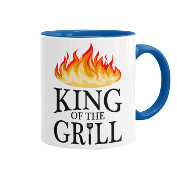 KING of the Grill GOT edition, Κούπα χρωματιστή μπλε, κεραμική, 330ml