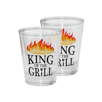 KING of the Grill GOT edition, Σφηνοπότηρα γυάλινα 45ml διάφανα (2 τεμάχια)