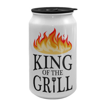 KING of the Grill GOT edition, Κούπα ταξιδιού μεταλλική με καπάκι (tin-can) 500ml