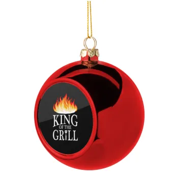 KING of the Grill GOT edition, Christmas tree ball Red 8cm