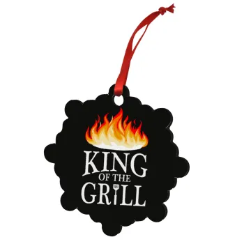 KING of the Grill GOT edition, Στολίδι Χριστουγεννιάτικο στολίδι snowflake ξύλινο 7.5cm