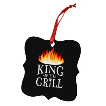 KING of the Grill GOT edition, Christmas ornament polygon wooden 7.5cm
