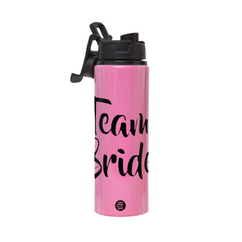 Team Bride, Μεταλλικό παγούρι νερού με καπάκι ασφαλείας, αλουμινίου 850ml