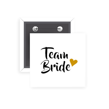 Team Bride, Κονκάρδα παραμάνα τετράγωνη 5x5cm