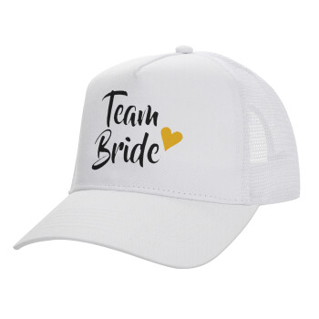 Team Bride, Καπέλο Structured Trucker, ΛΕΥΚΟ