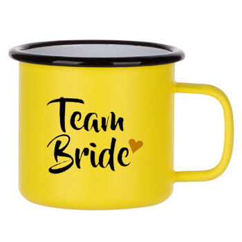 Team Bride, Κούπα Μεταλλική εμαγιέ ΜΑΤ Κίτρινη 360ml