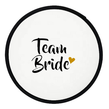 Team Bride, Βεντάλια υφασμάτινη αναδιπλούμενη με θήκη (20cm)