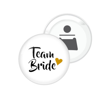 Team Bride, Μαγνητάκι και ανοιχτήρι μπύρας στρογγυλό διάστασης 5,9cm