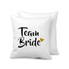 Team Bride, Sofa cushion 40x40cm includes filling