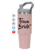 Pink color, 890ml (30oz) stainless Steel Tumbler with Handle