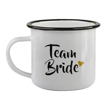 Team Bride, Κούπα εμαγιέ με μαύρο χείλος 360ml