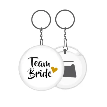 Team Bride, Μπρελόκ μεταλλικό 5cm με ανοιχτήρι