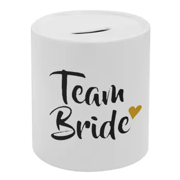 Team Bride, Κουμπαράς πορσελάνης με τάπα