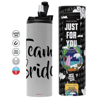 Team Bride, Tumbler stainless steel GREY 600ml