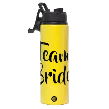 Team Bride, Μεταλλικό παγούρι νερού με καπάκι ασφαλείας, αλουμινίου 850ml