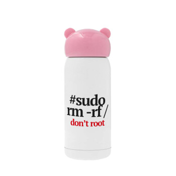 Sudo RM, Pink stainless steel thermal flask, 320ml