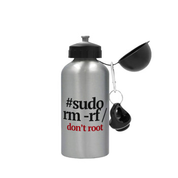 Sudo RM, Metallic water jug, Silver, aluminum 500ml