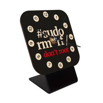 Sudo RM, Επιτραπέζιο ρολόι σε φυσικό ξύλο (10cm)