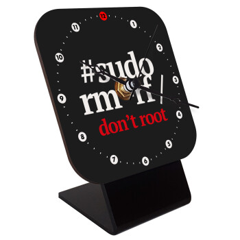 Sudo RM, Quartz Wooden table clock with hands (10cm)