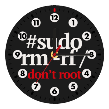 Sudo RM, Wooden wall clock (20cm)