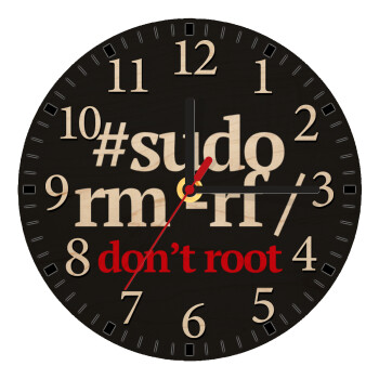 Sudo RM, Ρολόι τοίχου ξύλινο plywood (20cm)