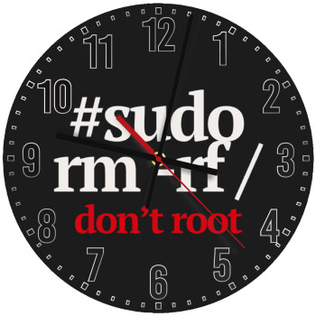 Sudo RM, Ρολόι τοίχου ξύλινο (30cm)
