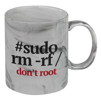 Sudo RM, Mug ceramic marble style, 330ml
