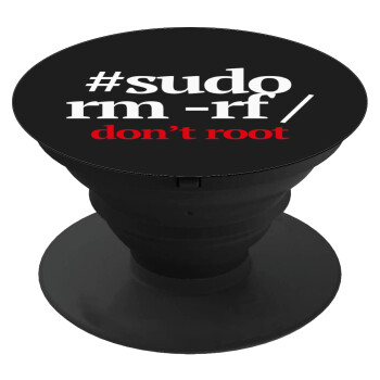 Sudo RM, Pop Socket Μαύρο Βάση Στήριξης Κινητού στο Χέρι
