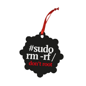 Sudo RM, Χριστουγεννιάτικο στολίδι snowflake ξύλινο 7.5cm