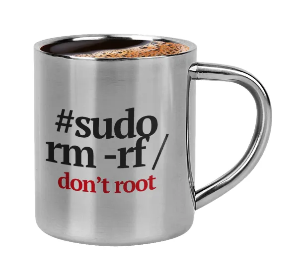 Sudo RM — Κουπάκι μεταλλικό διπλού τοιχώματος για espresso (220ml)
