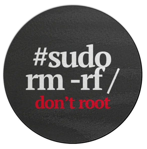 Sudo RM — Round glass cutting board (30cm)