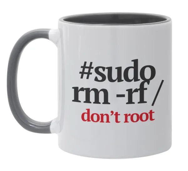 Sudo RM — Κούπα χρωματιστή γκρι, κεραμική, 330ml