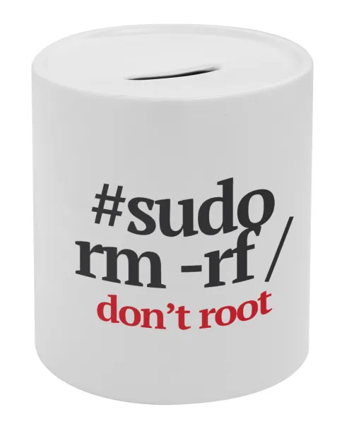 Sudo RM — Porcelain money box with stopper