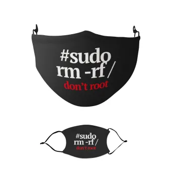 Sudo RM, Μάσκα υφασμάτινη παιδική πολλαπλών στρώσεων με υποδοχή φίλτρου