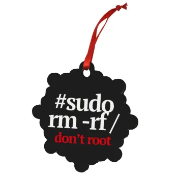 Sudo RM, Στολίδι Χριστουγεννιάτικο στολίδι snowflake ξύλινο 7.5cm