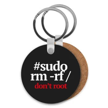 Sudo RM, Μπρελόκ Ξύλινο στρογγυλό MDF Φ5cm