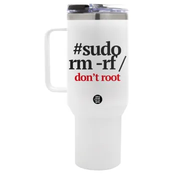 Sudo RM, Mega Tumbler με καπάκι, διπλού τοιχώματος (θερμό) 1,2L