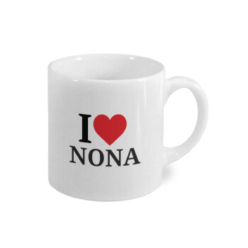 I Love ΝΟΝΑ, Κουπάκι κεραμικό, για espresso 150ml