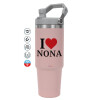 Pink color, 890ml (30oz) stainless Steel Tumbler with Handle