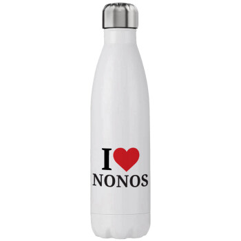 I Love ΝΟΝΟΣ, Stainless steel, double-walled, 750ml
