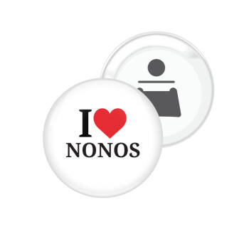 I Love ΝΟΝΟΣ, Μαγνητάκι και ανοιχτήρι μπύρας στρογγυλό διάστασης 5,9cm