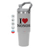 GREY color, 890ml (30oz) stainless Steel Tumbler with Handle