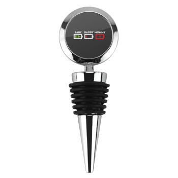 BABY, MOMMY, DADDY Low battery, Πώμα φιάλης μεταλλικό