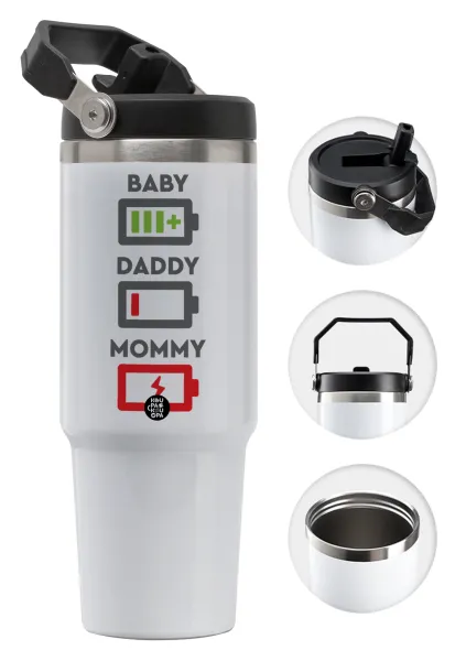 BABY — Θερμός Ανοξείδωτο 30oz με χερούλι