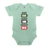 Βρεφικό φορμάκι μωρού, 0-18 μηνών, mint (Μέντα), 100% Organic Cotton, κοντομάνικο
