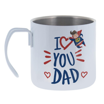 Super Dad, Mug Stainless steel double wall 400ml