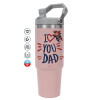 Pink color, 890ml (30oz) stainless Steel Tumbler with Handle