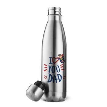 Super Dad, Inox (Stainless steel) double-walled metal mug, 500ml